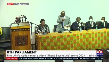 Live: 8th Parliament; Leadership briefs public on activities for second meeting of first session - News Desk on JoyNews (2-6-21)