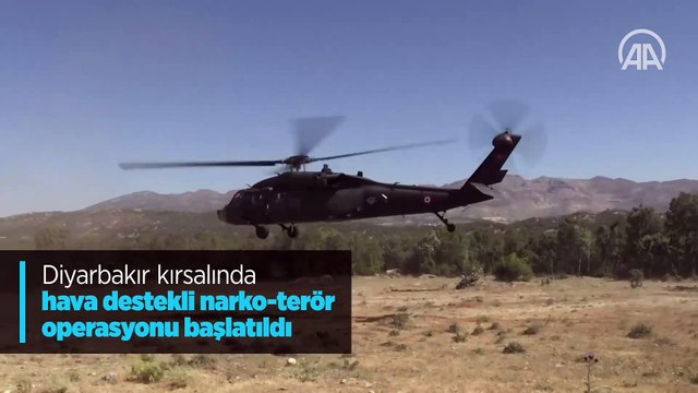 Diyarbakır kırsalında hava destekli narko-terör operasyonu başlatıldı