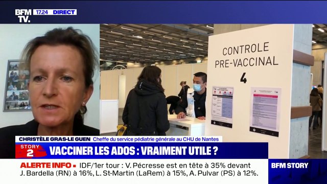Pr Christèle Gras-Le Guen: vacciner les adolescents n'est pas la priorité , la cible vaccinale numéro un, ça doit rester les adultes