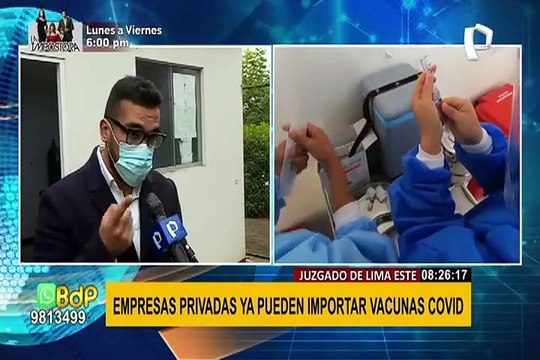 Paz de la Barra sobre importación de vacunas por privados: “permitirá reactivar la economía”