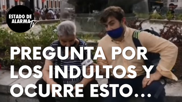Pregunta a una mujer por los indultos a los presos catalanes y su respuesta sorprende a todos