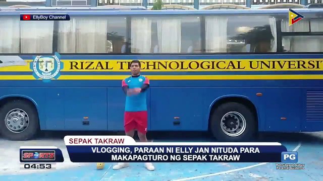 Vlogging, paraan ni Elly Jan Nituda para makapagturo ng Speak Takraw #PTVSports