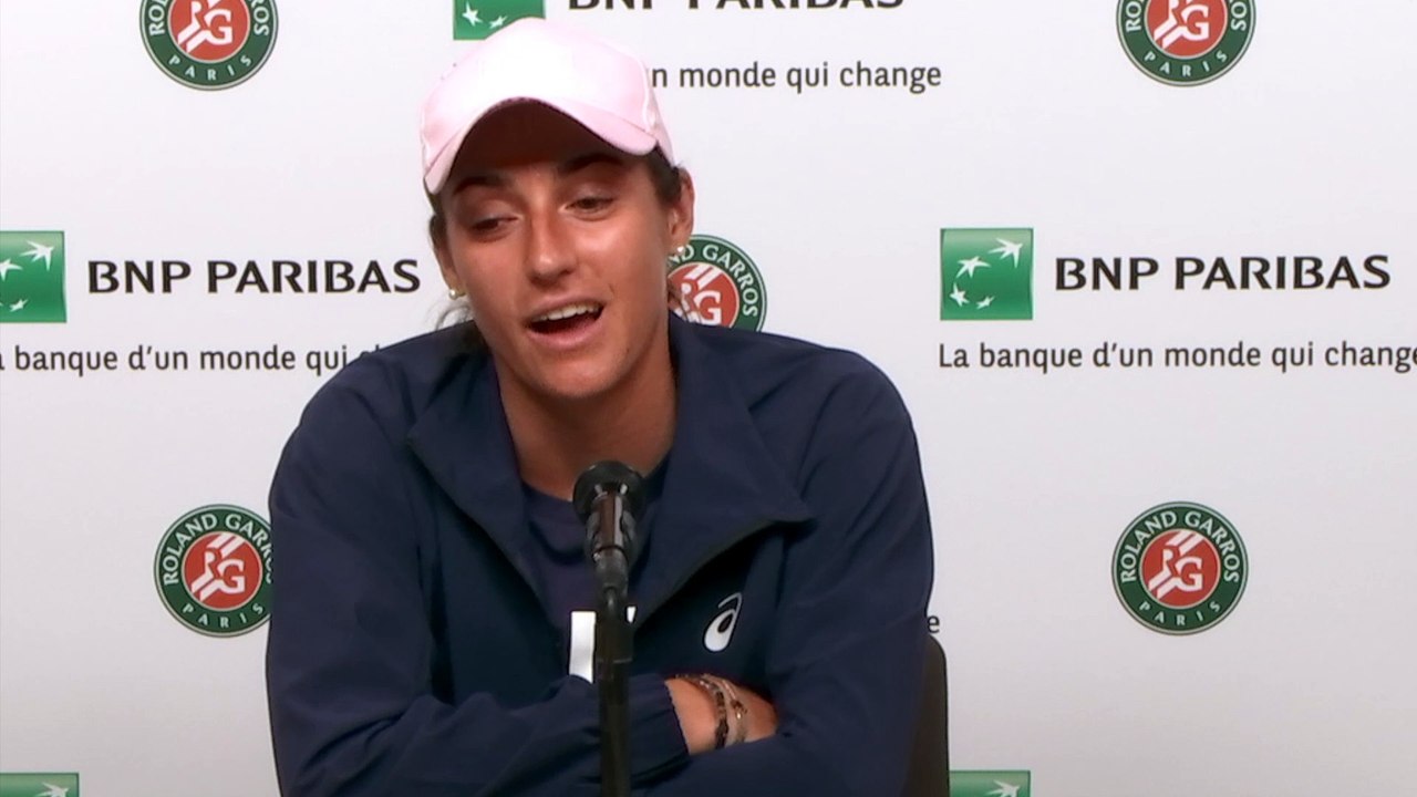 Roland-Garros 2021- Caroline Garcia : "Oui, je...