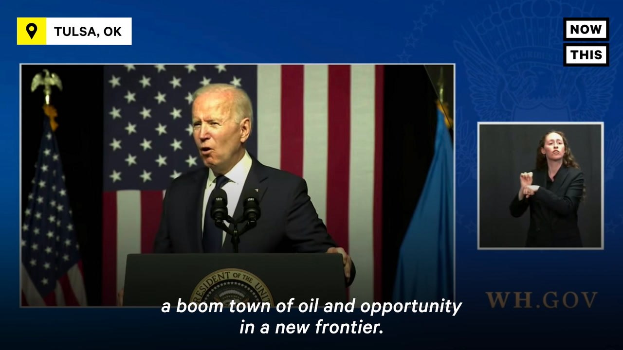 Pres. Biden Speaks on 100th Anniversary of the Tulsa Massacre