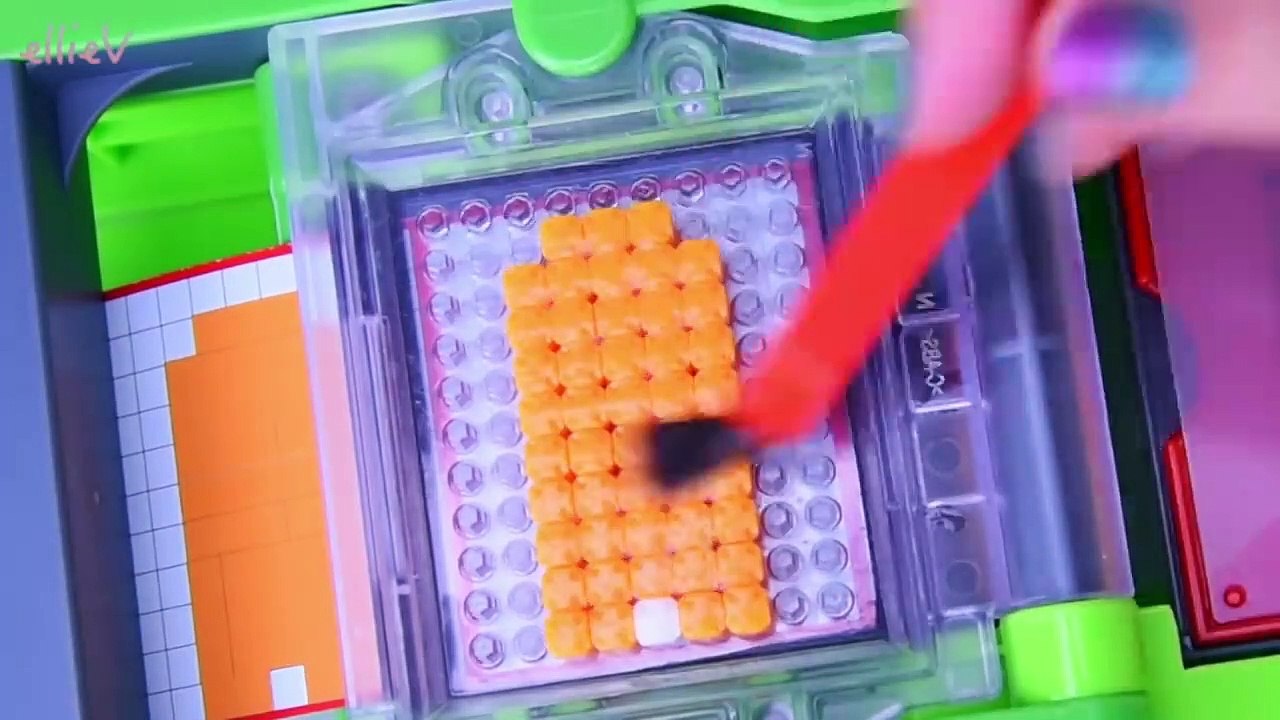 Qixels 3D Pokemon Pikachu Squirtle Charmander How To Build In 3D Pixel Art