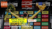 #Dauphiné 2021 - Étape 4 / Stage 4 - Minute Jaune et Bleu LCL / LCL Blue & Yellow Jersey Minute