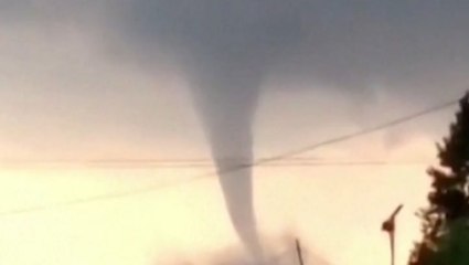 Tornado leaves behind trail of destruction in China