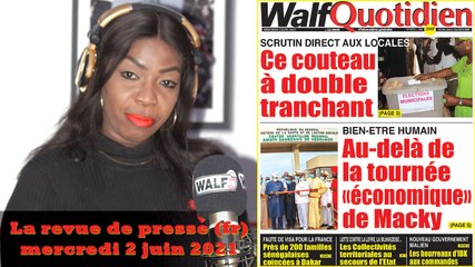 La revue de presse lue et commentée en français par Ramatoulaye Sarr