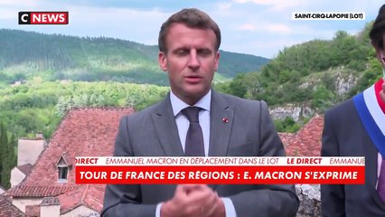 Coronavirus : Emmanuel Macron : "La vaccination des 12/18 ans sera ouverte dès le 15 juin. En 2021, les vacances c'est en France, et c'est encore mieux"