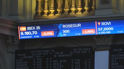 La bolsa española pierde un ligero 0,10 % y se aleja de los 9.200 puntos