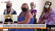 En promedio 10 mil vacunas por dÍa se inoculan en Misiones