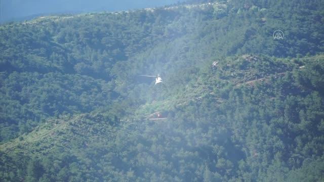 BALIKESİR - Orman yangınına müdahale ediliyor