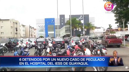 Seis personas detenidas por presunto peculado en hospital del IESS