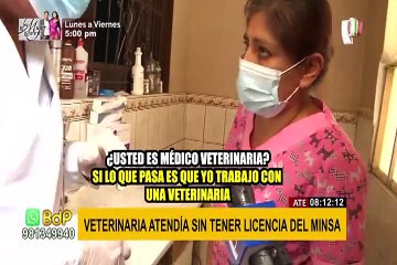 Download Video: Ate Vitarte: falsos veterinarios usaban medicinas vencidas y en mal estado