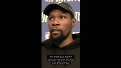 Durant says 'artist' Irving is a 'joy to play with'
