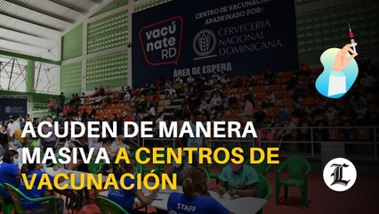 Acuden de manera masiva a centros de vacunación para que “flexibilicen las medidas”