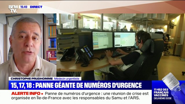 Panne de numéros d'urgence: Christophe Prudhomme invite à passer par le standard de l'hôpital qui peut basculer l'appel sur le Samu