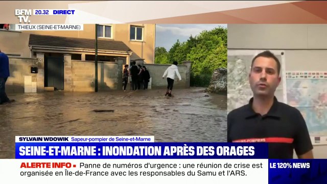 Inondations en Seine-et-Marne: les pompiers appellent les habitants à rester chez eux