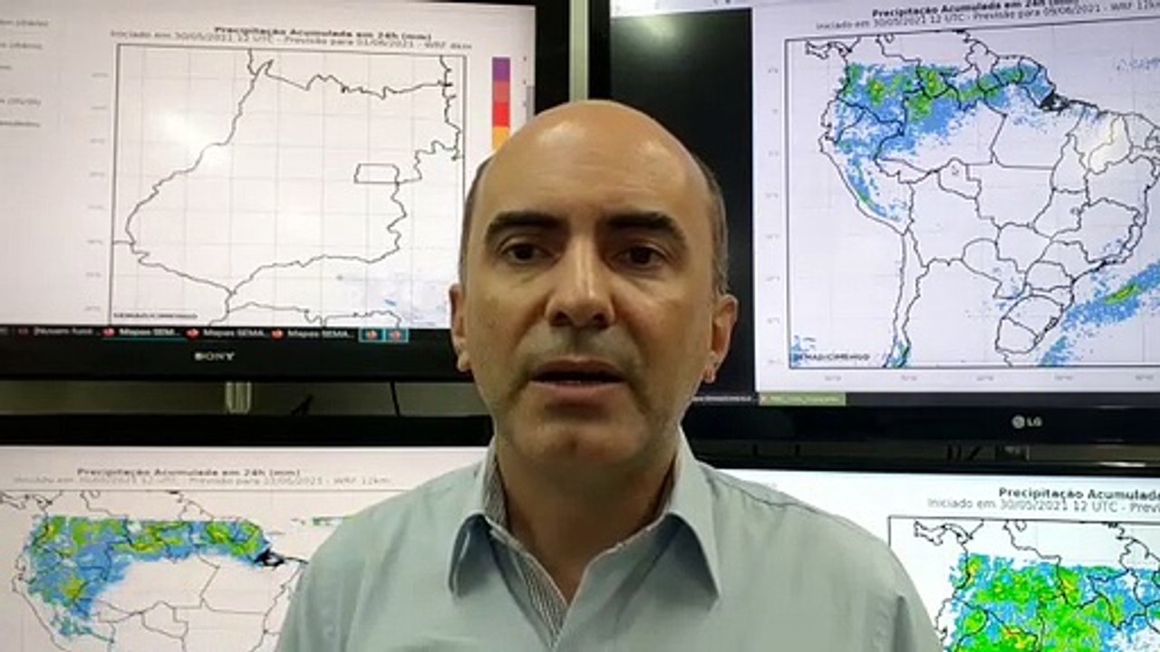 Gerente do Centro Meteorológico de Goiás comenta redemoinho gigante