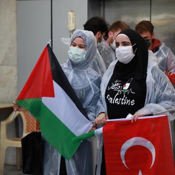 İsrail'in Mescid-i Aksa'ya yönelik ihlalleri protesto edildi