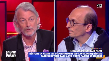 Le clash entre Fabrice Di Vizio et Gilles Verdez sur la crise sanitaire