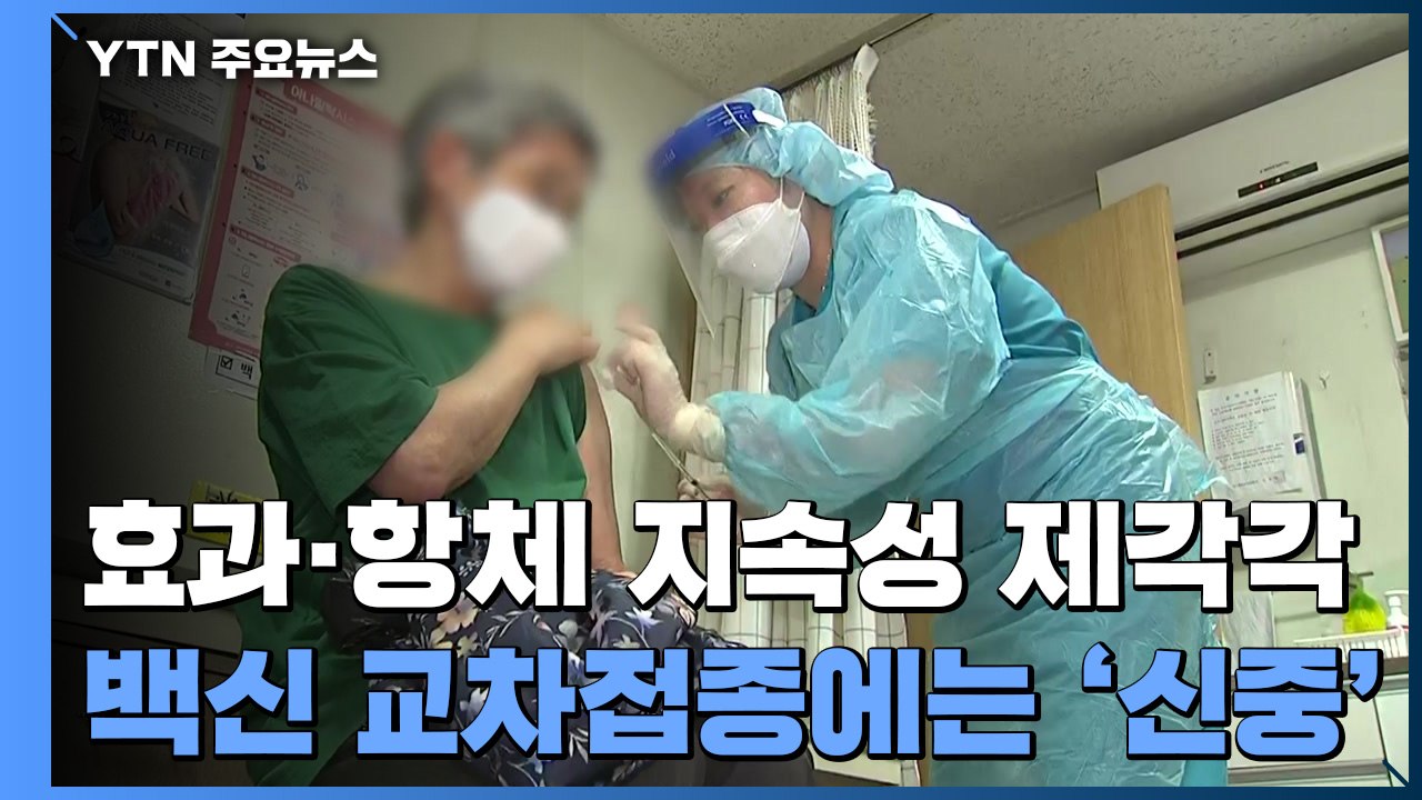 백신 효과·항체 지속성 제각각...교차 접종에는 '신중' / YTN
