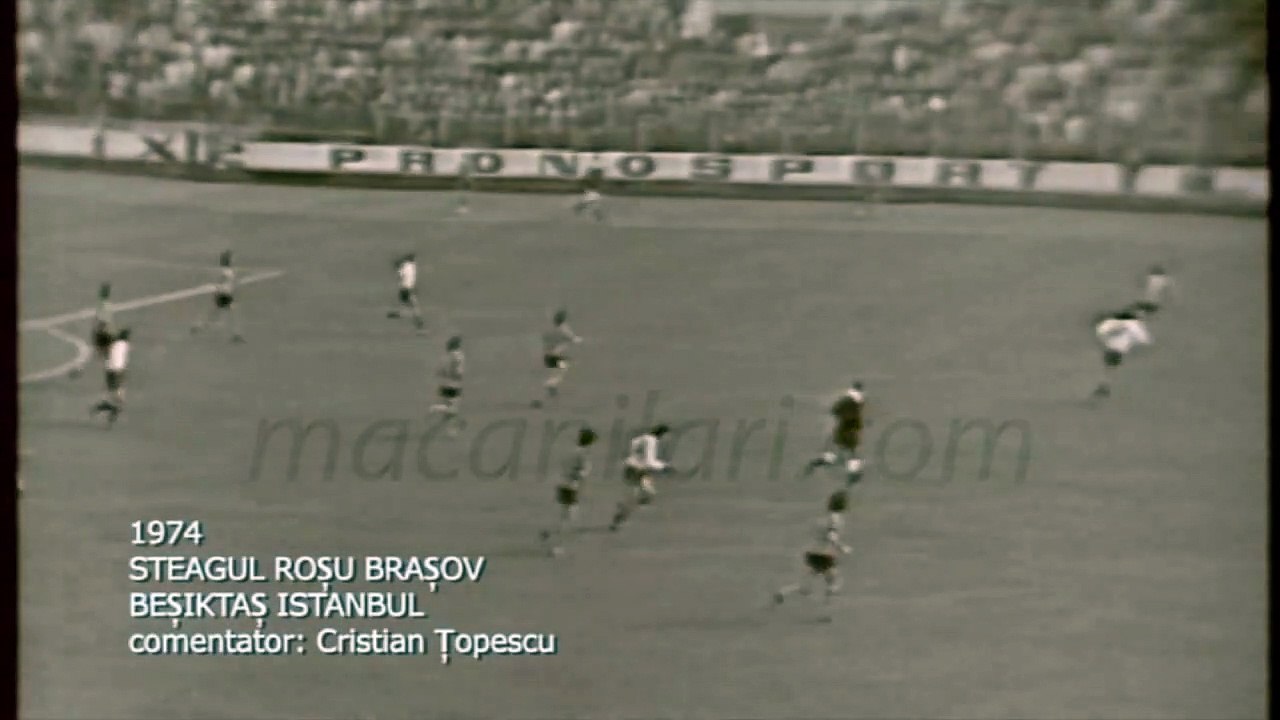 Steagul Roşu 3-0 Beşiktaş 02.10.1974 - 1974-1975 UEFA Cup 1st Round 2nd Leg