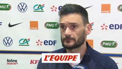 Lloris : «On aurait préféré finir à 11 contre 11» - Foot - Bleus