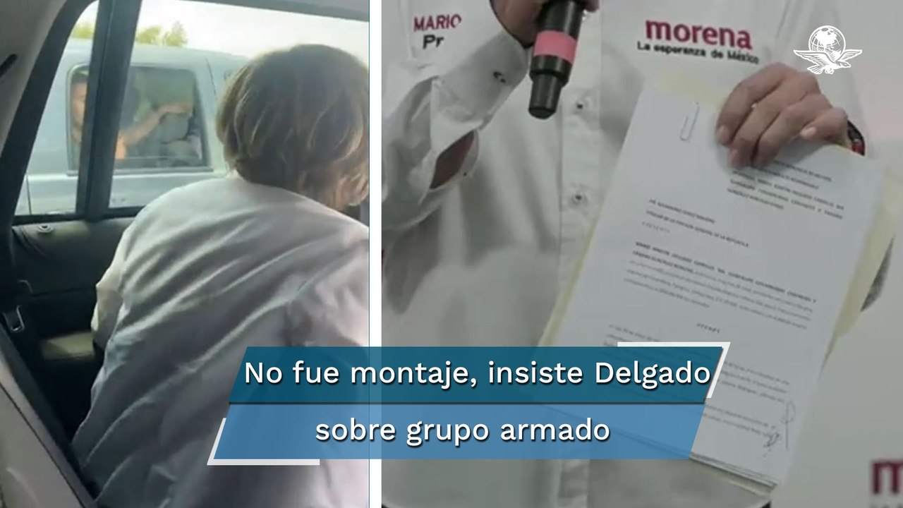Mario Delgado presentará denuncia ante FGR por presunta intimidación de grupo armado en Tamaulipas