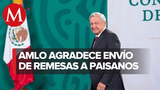 AMLO prevé que remesas en mayo registrarán un nuevo récord