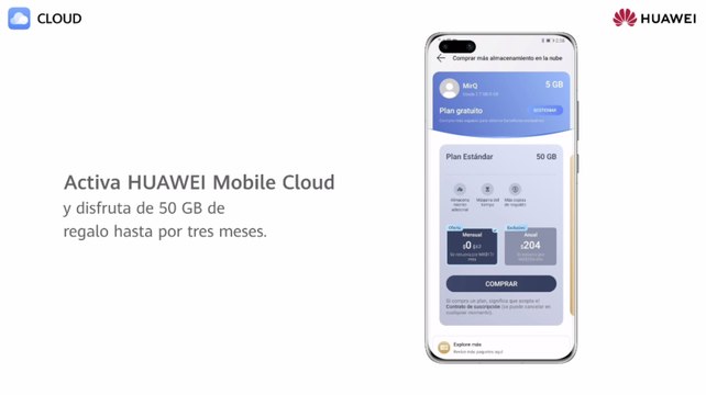 ¡Huawei Mobile Cloud te regala 50 GB de almacenamiento!
