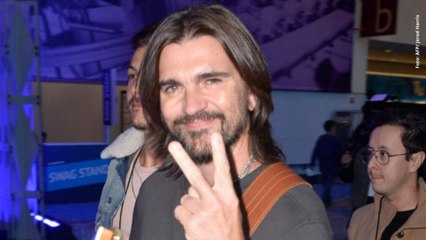 Juanes demostró que es buen papá, pero tuvo problemas con una corbata