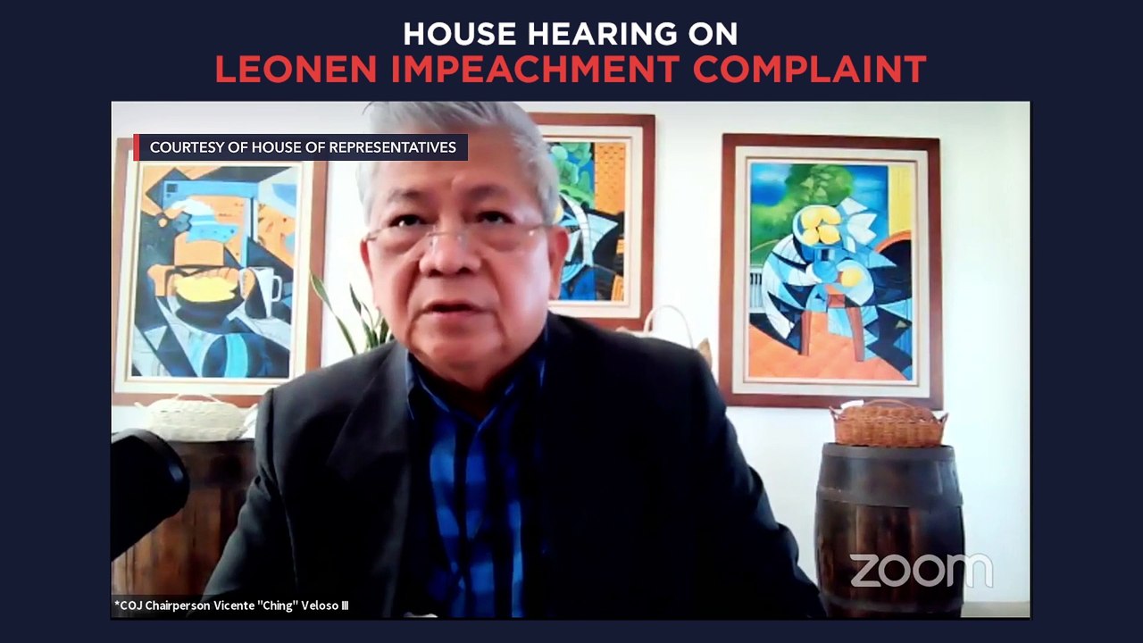 House hearing on Leonen impeachment complaint