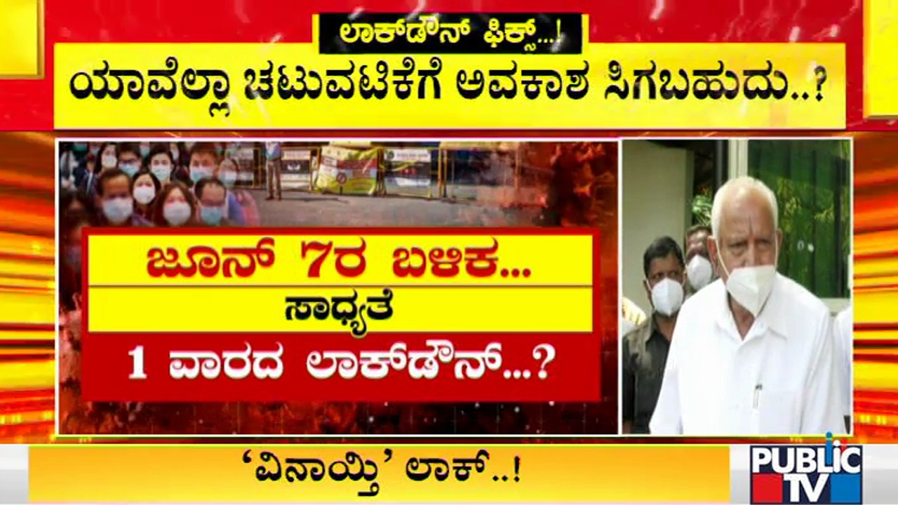 What Will Be The Lockdown Format After June 7 In Karnataka..? | CM Yediyurappa
