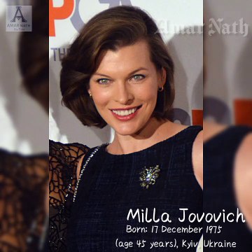 Milla Jovovich (Resident evil actress)