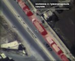 İşte vurulan BM konvoyunun görüntüleri