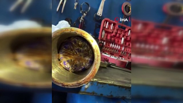 Araba şaftına zulalanmış 3 kilo 20 gram eroin ele geçirildi