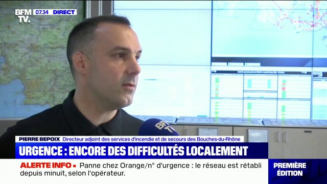 Panne des numéros d'urgence: quelques difficultés rencontrées encore localement, comme dans les Bouches-du-Rhône
