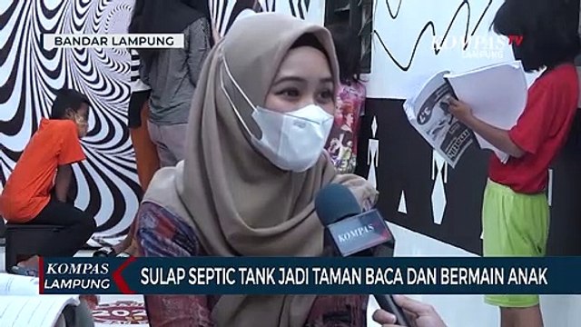 Sulap Septic Tank Jadi Taman Baca Bermain Anak