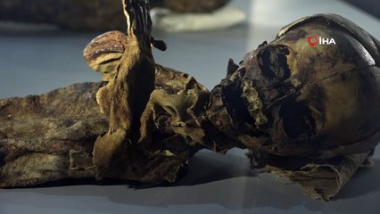 İşte 9. ve 11. yüzyıla ait insan ve hayvan mumyaları