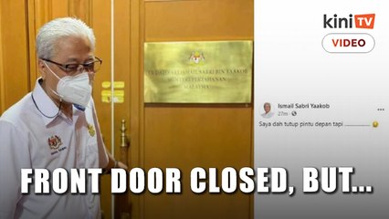 Ismail Sabri’s front door comment, leaves many wondering about the ‘backdoor’