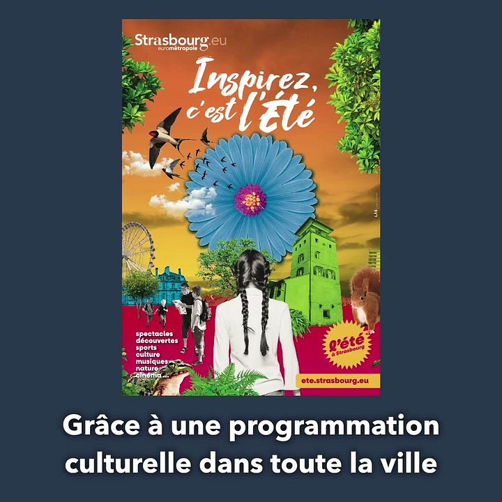 Programmation des animations d'été 2021 à Strasbourg