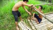 Build The Most Amazing Swimming Pool With Bamboo House For Ducks And Fish Pool