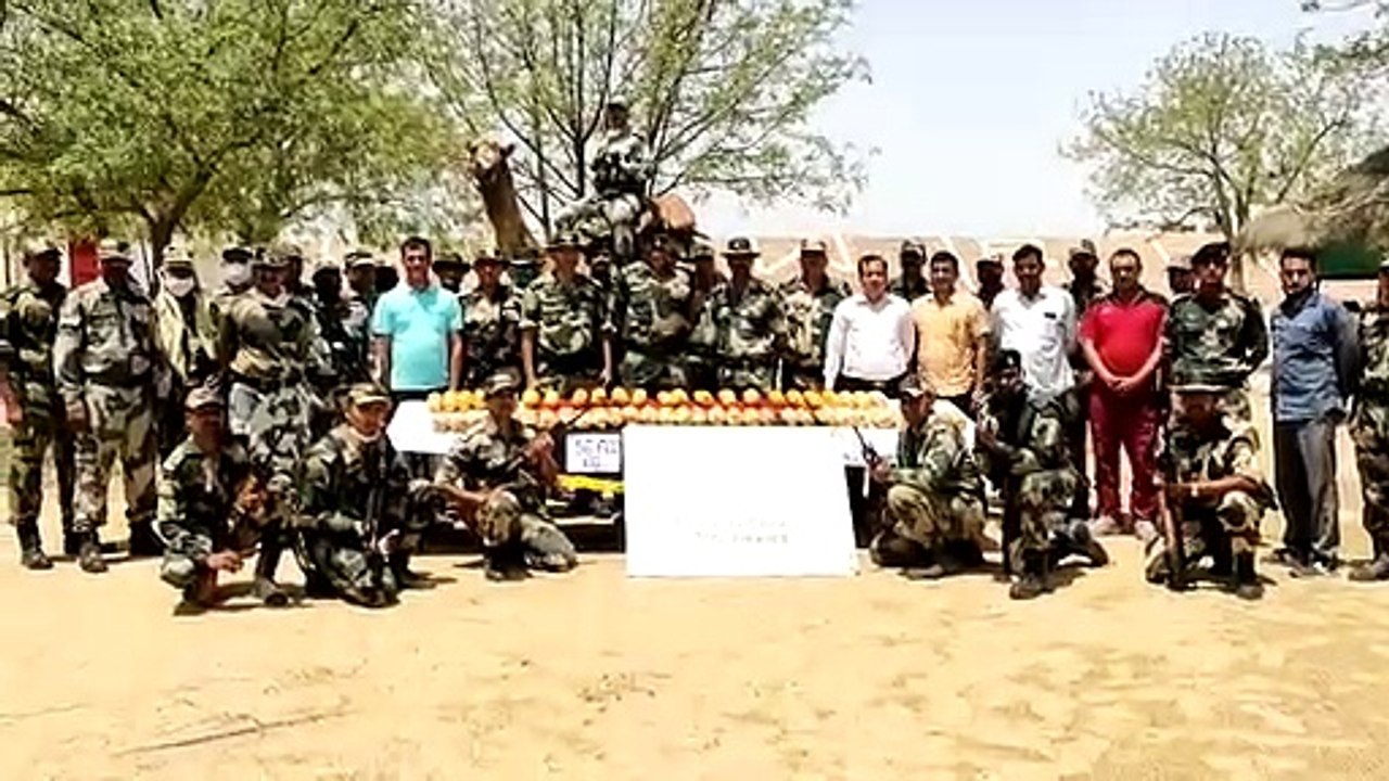 बॉर्डर पर बीएसएफ ने पकड़ी करोड़ की हेरोइन