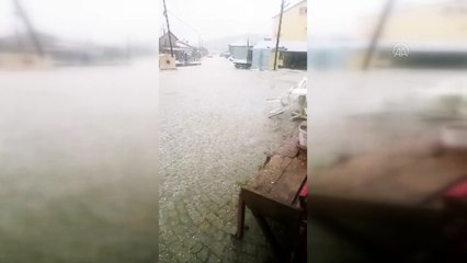 RİZE - Kaçkarlar'a haziranda kar yağdı