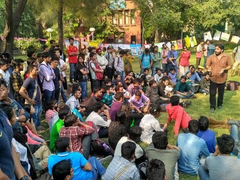 Scuffle at Delhi University between Students, Police and the ABVP - 2