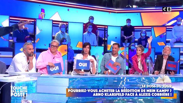La grosse colère d'Alexis Corbière quand Géraldine Maillet accuse La France insoumise d'être ambigüe sur l'antisémitisme hier soir dans Touche pas à mon poste sur C8 - VIDEO