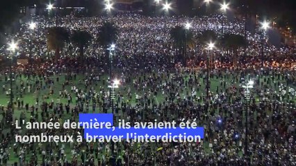 Hong Kong: des bouts de bougies pour commémorer malgré tout Tiananmen