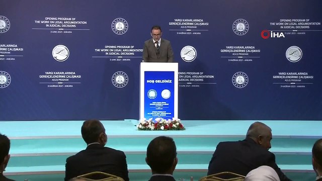 Adalet Bakanı Abdülhamit Gül Yargı Karalarında Gerekçelendirme Çalışması programında konuştu