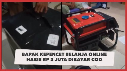 Bapak Kepencet Belanja Online Habis Rp 3 Juta Dibayar COD, Bikin Syok Satu Keluarga